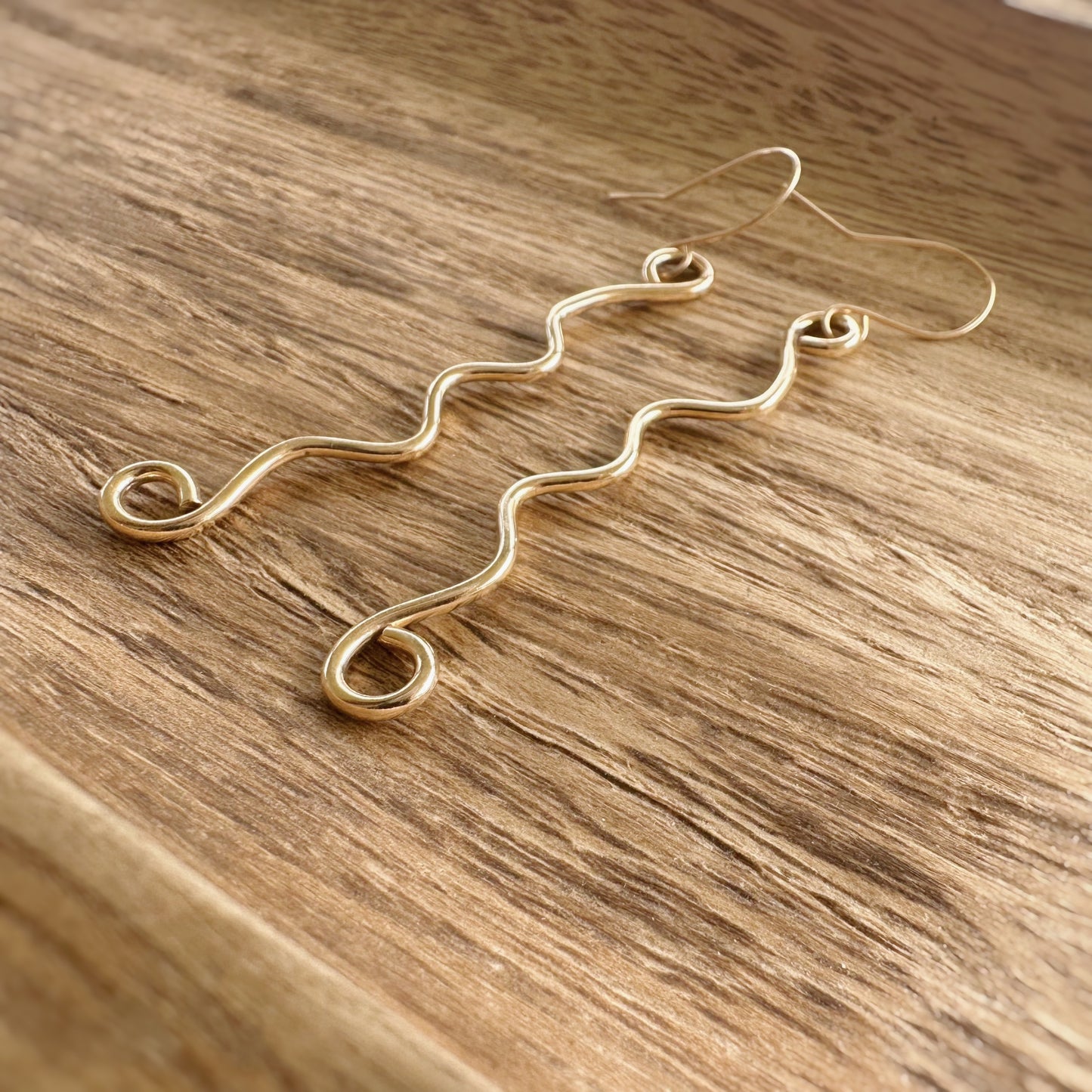 Squiggle Dangle Earrings