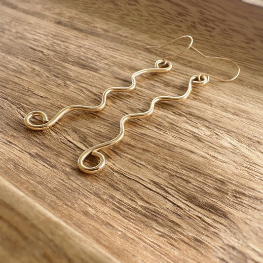 Squiggle Dangle Earrings