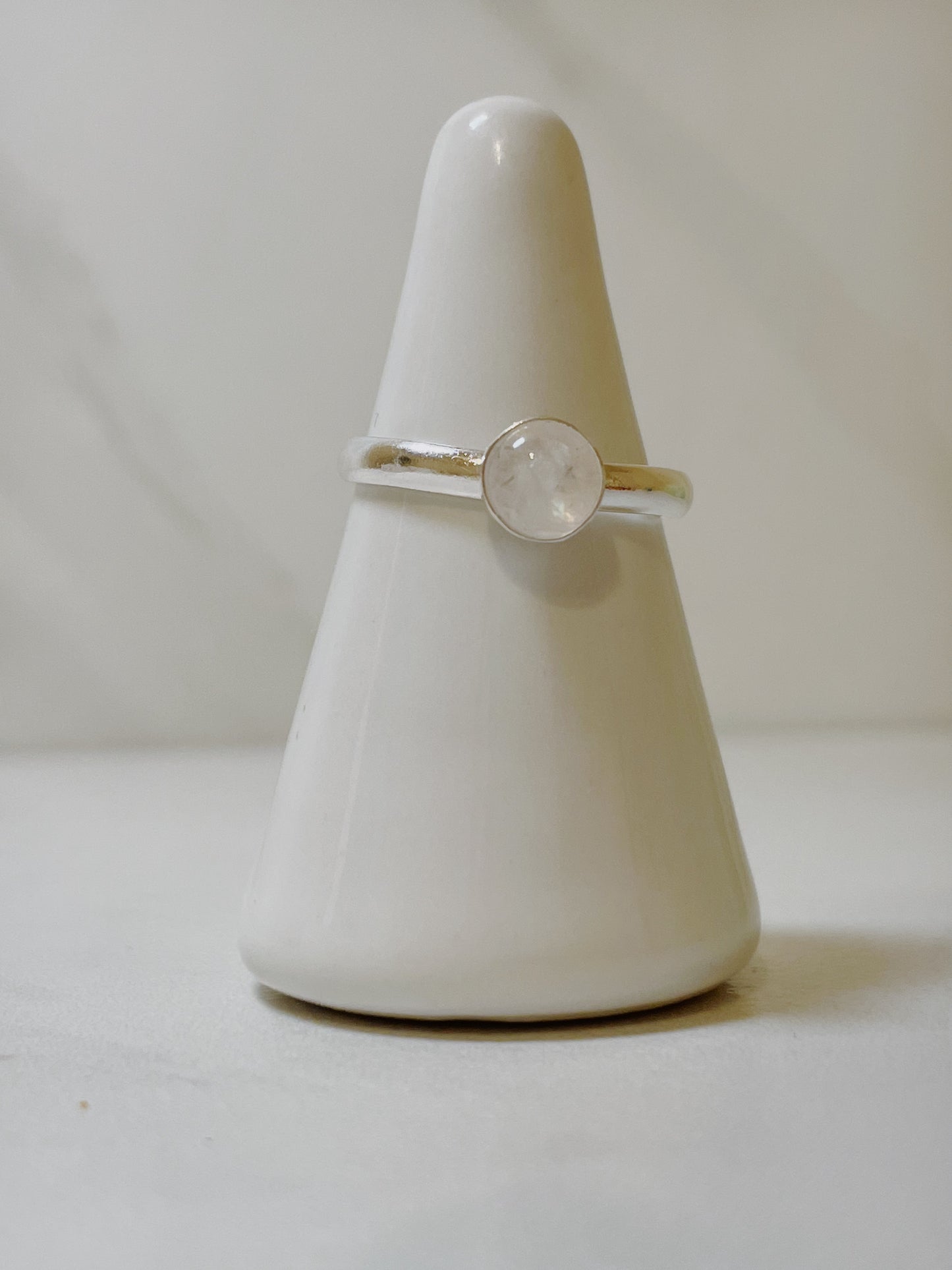 Moonstone Stacking Rings