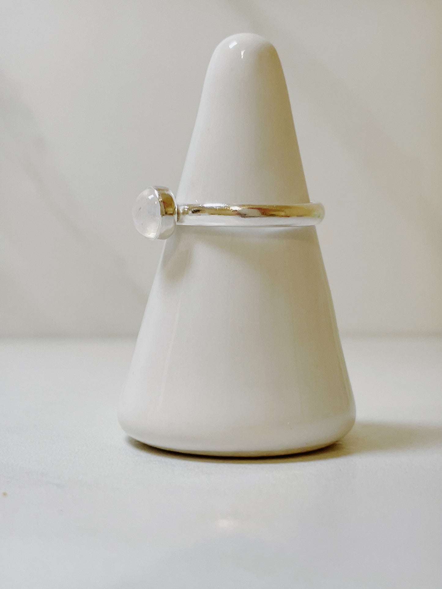 Moonstone Stacking Rings