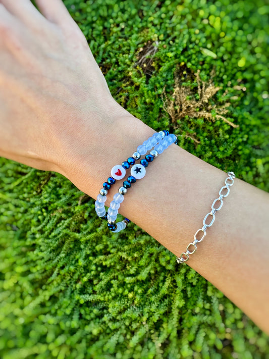 Blue Friendship Bracelet