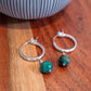 Jade Halo Hoops