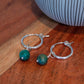 Jade Halo Hoops