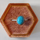 Simple Turquoise Ring Size 7.25