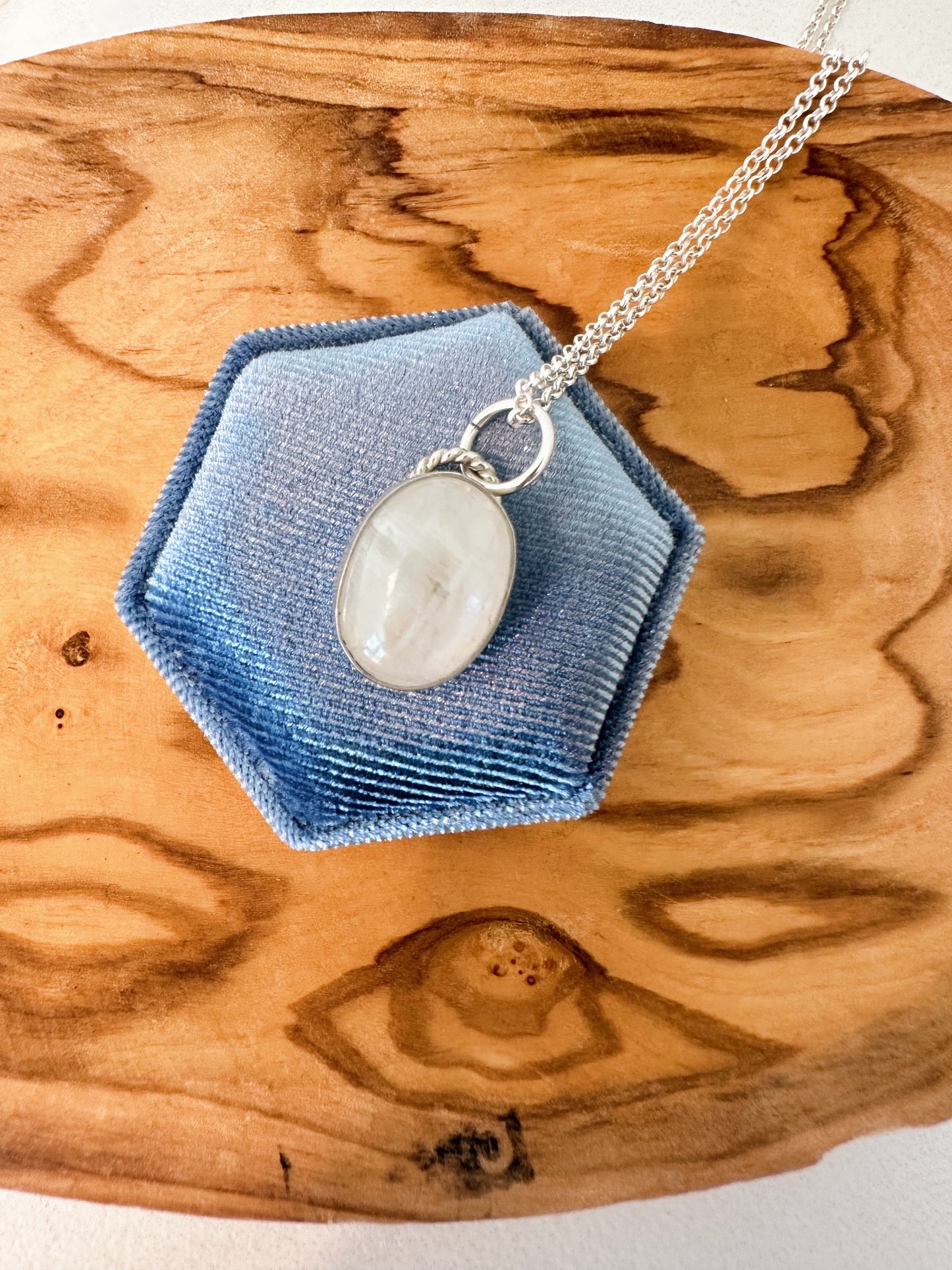 Dainty Moonstone Necklace