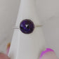 Plain Bezel Amethyst Ring Size 8.25