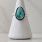 Sonoran Blue Turquoise Ring Size 7.5