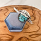 Turquoise Leaf Cuff