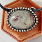 Bolo Inspired Necklace Lace Agate