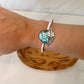 Turquoise Leaf Cuff