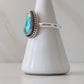 Sonoran Blue Turquoise Ring Size 7.5