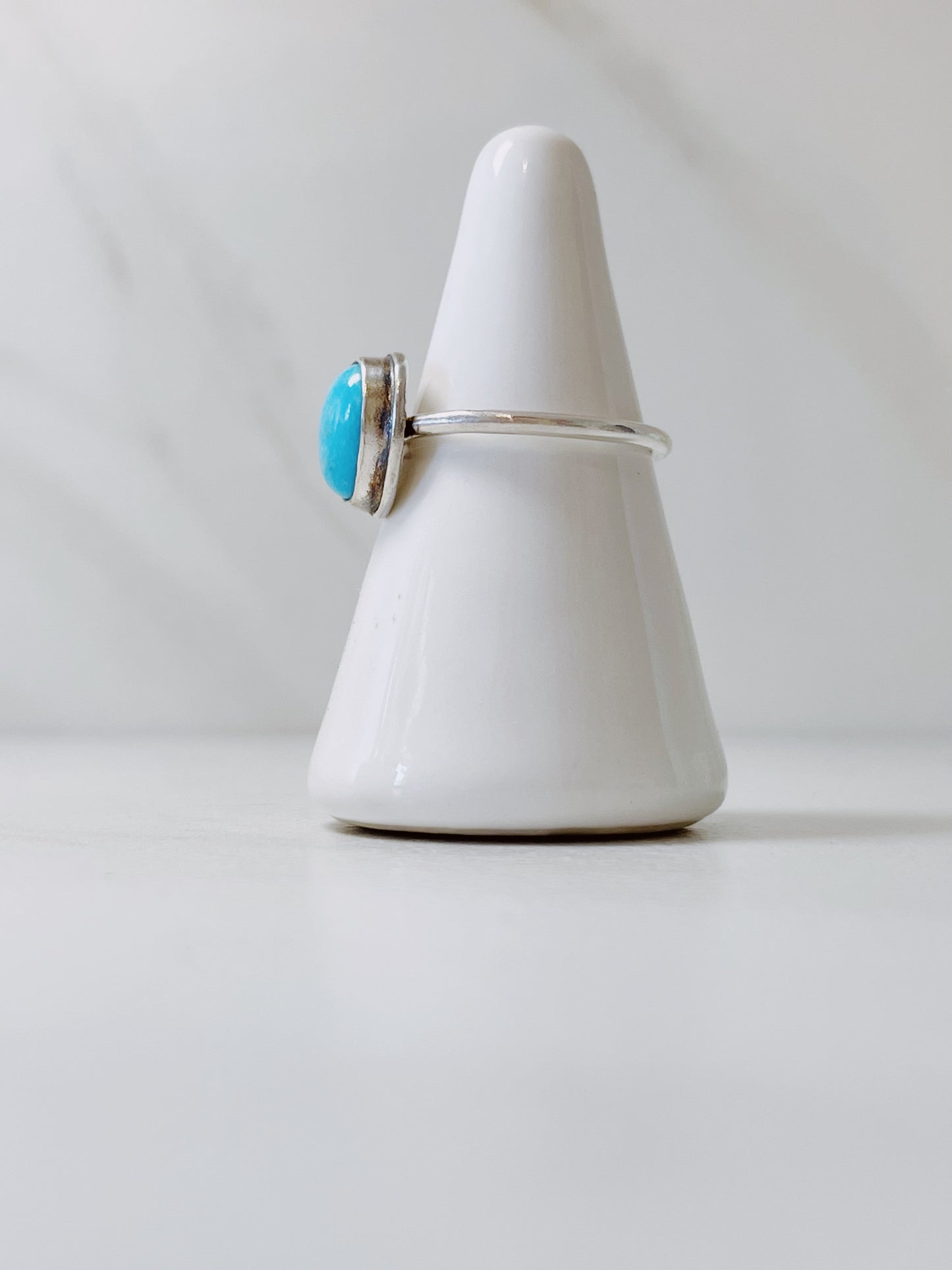 Simple Turquoise Ring Size 7.25