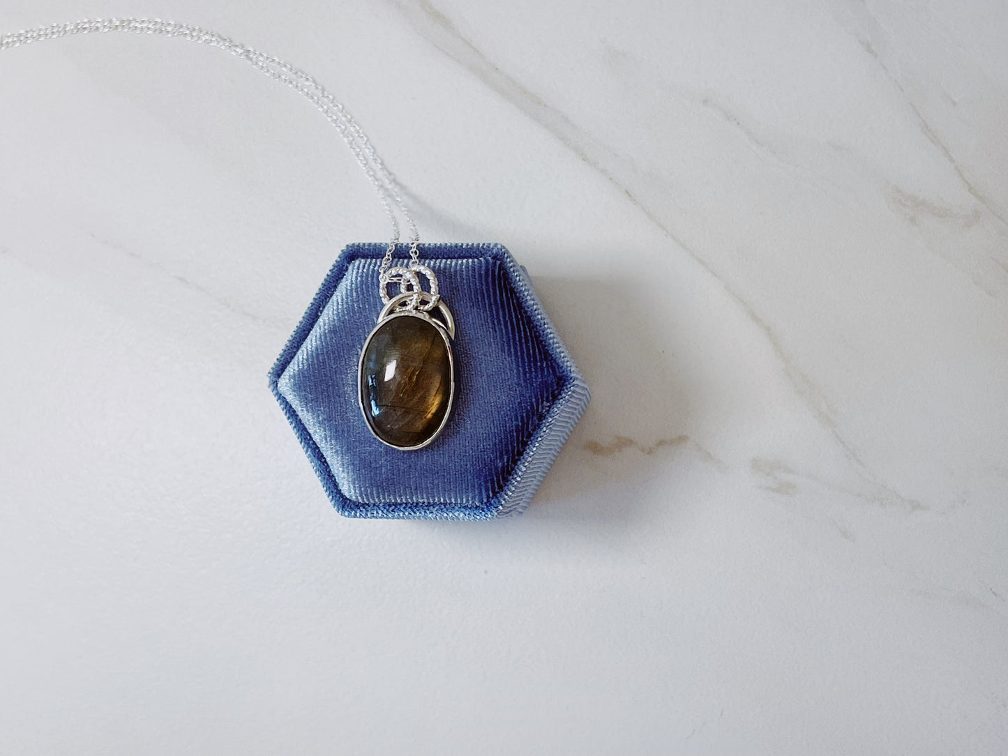 Dainty Labradorite Necklace