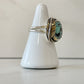 Sterling Silver Turquoise Leaf Ring