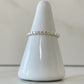 Sterling Silver Dot Bead Stacker Rings