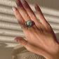 Sterling Silver Turquoise Leaf Ring