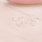 Sterling Silver Circle Earrings