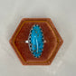 Morenci Turquoise Sterling Silver Ring Size 7
