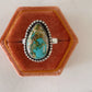 Sonoran Blue Turquoise Ring Size 8.75